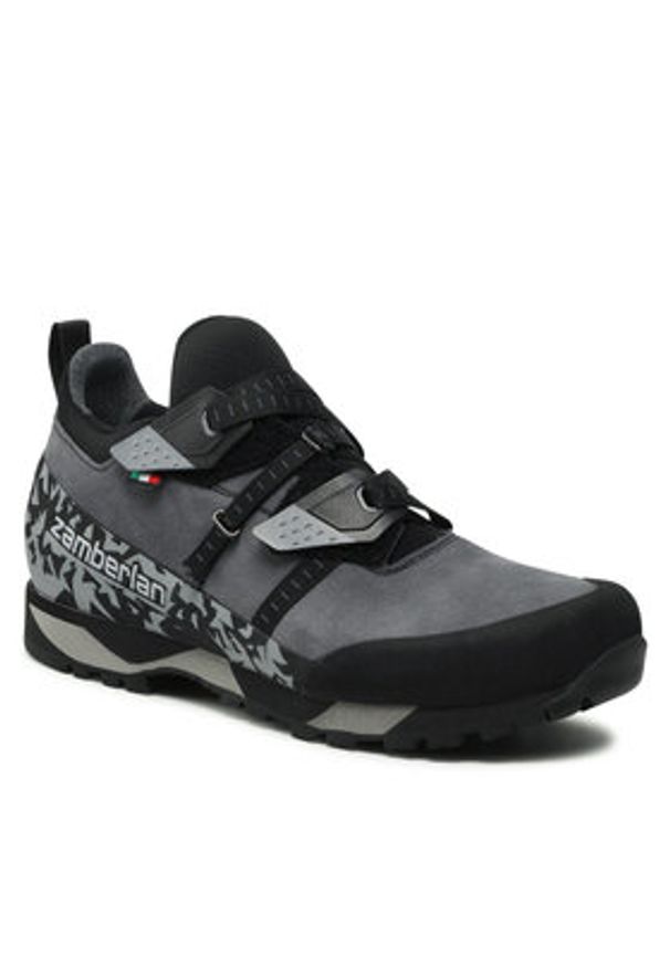 Zamberlan Trekkingi 214 Half Dome Velcro Rr Szary. Kolor: szary. Materiał: skóra, zamsz. Sport: turystyka piesza