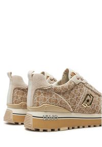 Liu Jo Sneakersy Maxi Wonder 71 BF4003 PX195 Beżowy. Kolor: beżowy. Materiał: zamsz, skóra #5