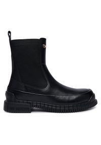 Love Moschino - LOVE MOSCHINO Botki JA24043G1PIA0000 Czarny. Kolor: czarny. Materiał: skóra #1