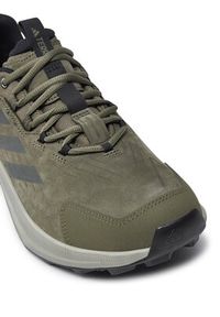 Adidas - adidas Trekkingi Terrex Trailmaker 2.0 Leather Hiking ID0887 Zielony. Kolor: zielony. Materiał: nubuk, skóra. Model: Adidas Terrex. Sport: turystyka piesza