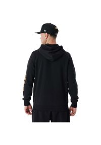 Bluza męska New Era Team Script FZ Hoody Chicago Bulls. Kolor: czarny
