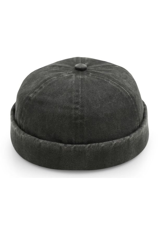 Czarna czapka Pako Jeans na wiosnę, klasyczna