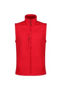 Regatta - Ocieplana Męska Softshell. Kolor: czerwony. Materiał: softshell