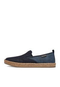 Rieker Espadryle CEO-B2661-14 Granatowy. Kolor: niebieski. Materiał: materiał #3