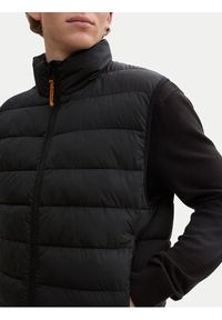 Tom Tailor Denim Kamizelka 1043826 Czarny Regular Fit. Kolor: czarny. Materiał: syntetyk #4