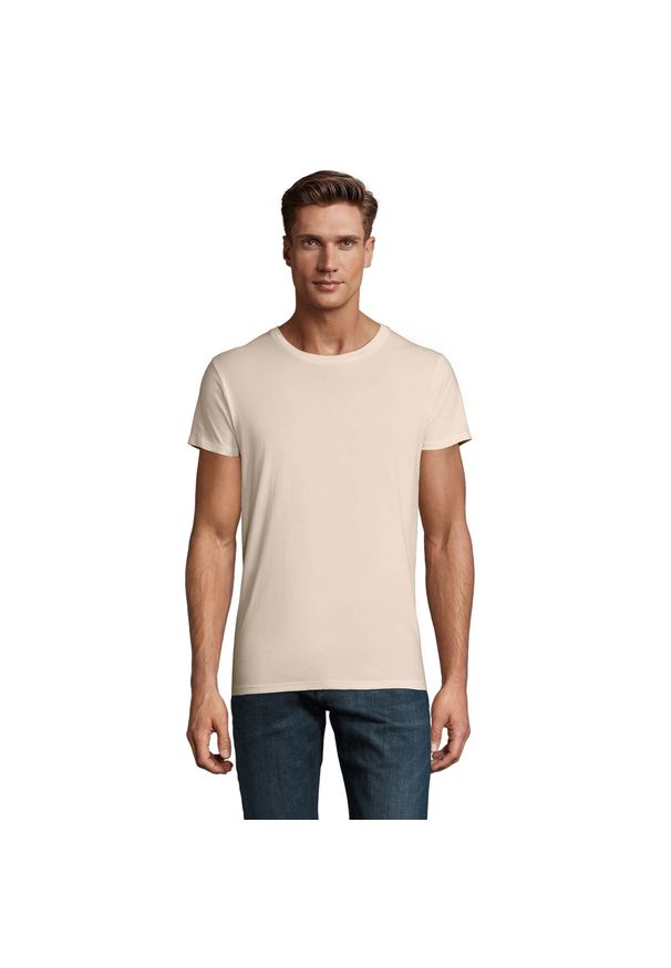 SOL'S - Koszulka Męska Crusader. Kolor: szary, beżowy, wielokolorowy. Sport: turystyka piesza