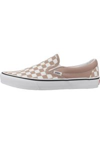Tenisówki Vans Model Classic Slip-on Kolor Brązowy. Zapięcie: bez zapięcia. Kolor: brązowy. Materiał: tkanina