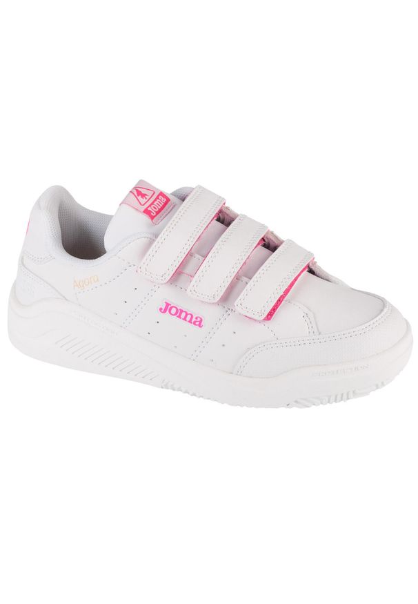 Joma - Buty sportowe Sneakersy dziewczęce, W.Agora Jr 24 WAGOW. Kolor: biały. Sport: turystyka piesza