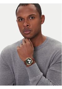 Daniel Wellington Zegarek Iconic Chronograph St Mawes Arctic Panda DW00100876 Brązowy. Kolor: brązowy #6