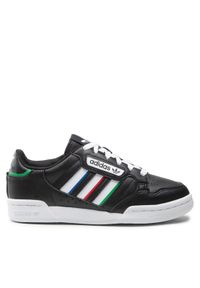 Adidas - adidas Sneakersy Continental 80 Stripes J GW6643 Czarny. Kolor: czarny. Materiał: skóra #1