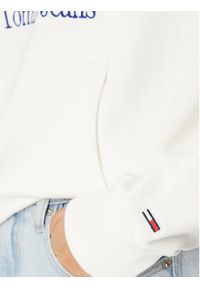 Tommy Jeans Bluza Star DW0DW17690 Biały Regular Fit. Kolor: biały. Materiał: bawełna
