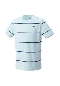 YONEX - Koszulka sportowa męska Yonex CT166784397. Kolor: niebieski. Materiał: bawełna. Długość rękawa: krótki rękaw. Długość: krótkie