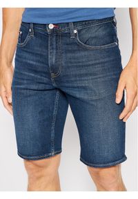 TOMMY HILFIGER - Tommy Hilfiger Szorty jeansowe Brooklyn MW0MW26548 Granatowy Regular Fit. Kolor: niebieski. Materiał: bawełna
