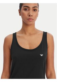 Emporio Armani Underwear Sukienka codzienna EW000494 AF19023 UC001 Czarny Regular Fit. Okazja: na co dzień. Kolor: czarny. Materiał: bawełna. Typ sukienki: proste. Styl: casual #2