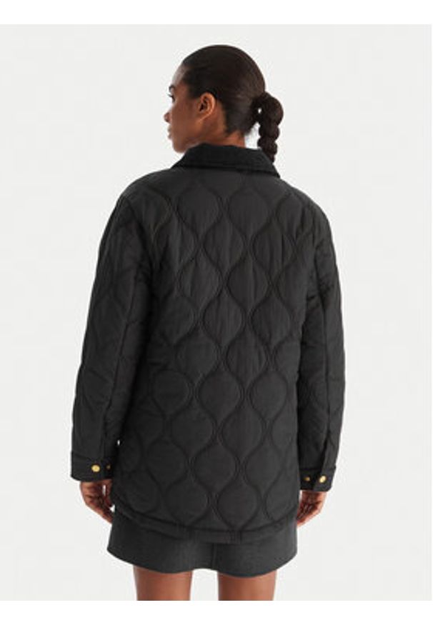 Hunter Kurtka przejściowa Witton HARW0004252 Czarny Regular Fit. Kolor: czarny. Materiał: syntetyk