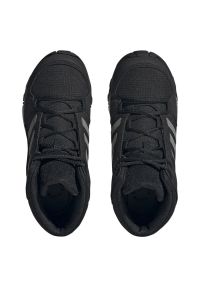 Adidas - Buty adidas Terrex Hyperhiker Mid K Jr ID4857 czarne. Kolor: czarny. Materiał: guma. Sezon: zima. Model: Adidas Terrex #3