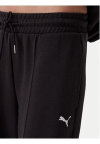 Puma Spodnie dresowe Ess 629774 Czarny Straight Fit. Kolor: czarny. Materiał: bawełna #5