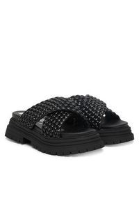 Buffalo Klapki 1602319 Czarny. Kolor: czarny. Materiał: skóra #5