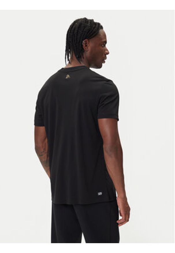 Lacoste Koszulka techniczna TH4782 Czarny Regular Fit. Kolor: czarny. Materiał: syntetyk