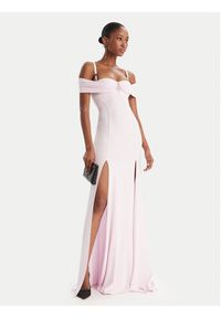 Elisabetta Franchi Sukienka wieczorowa AB-R08-51E2-V800 Różowy Regular Fit. Kolor: różowy. Materiał: wiskoza. Styl: wizytowy #4
