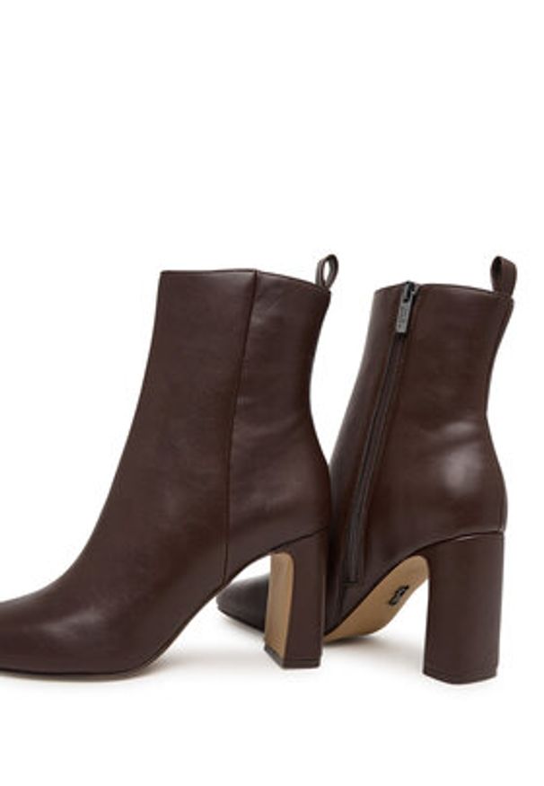 Steve Madden Botki Adelisa SM11002626 Brązowy. Kolor: brązowy. Materiał: skóra
