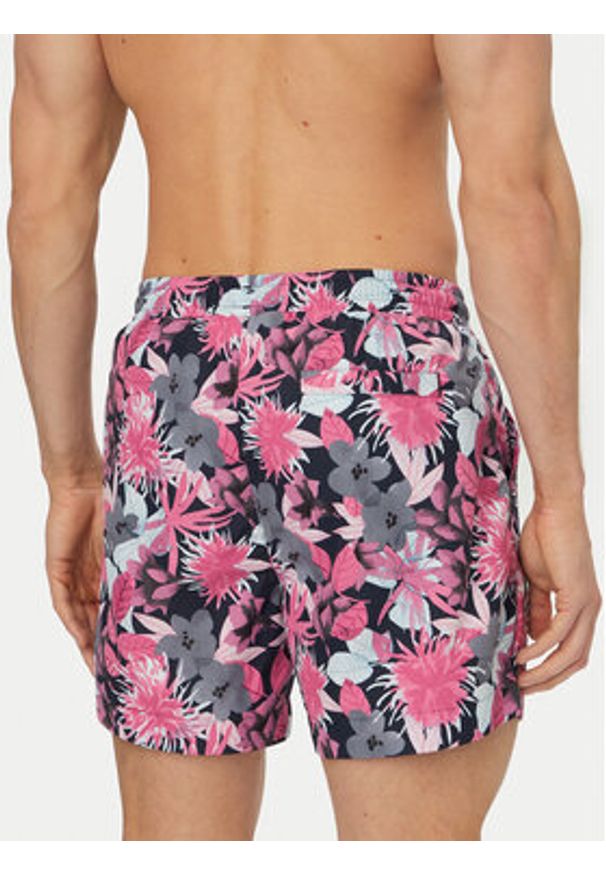 Hugo - HUGO Szorty kąpielowe Calala 50510061 Różowy Regular Fit. Kolor: różowy. Materiał: syntetyk