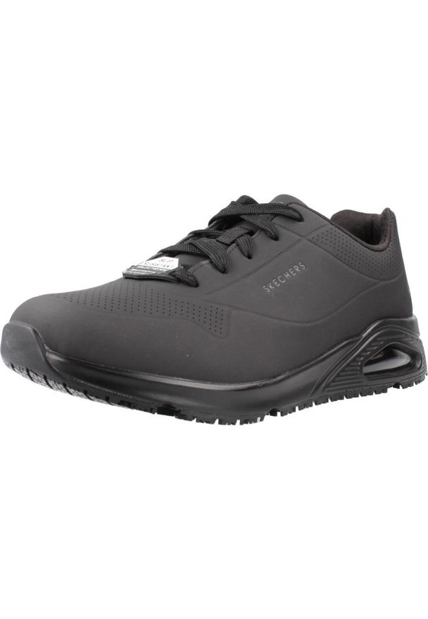 skechers - Czarne Sneakersy Skechers Uno Sr-Sutal Dorosłych. Kolor: czarny. Model: Skechers Sport