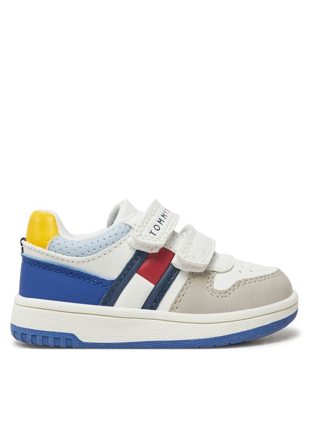 TOMMY HILFIGER - Sneakersy Tommy Hilfiger. Kolor: biały