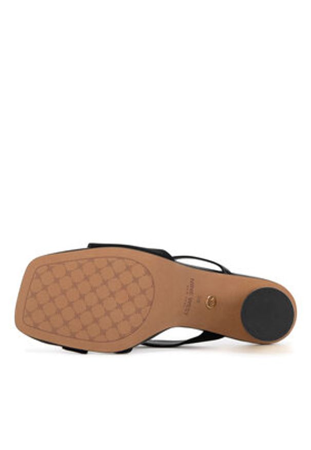 Nine West Klapki WSS21562-01 Czarny. Kolor: czarny. Materiał: materiał