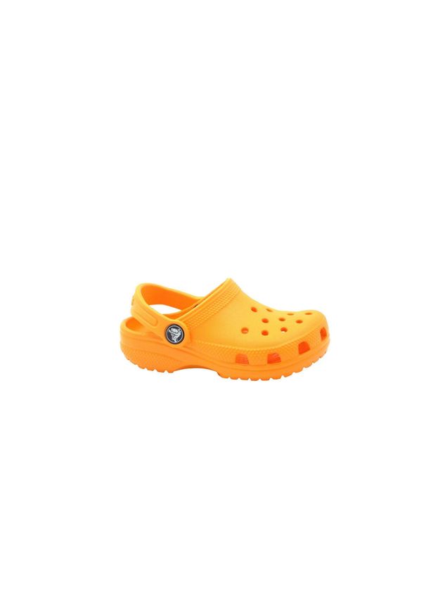 Buty do chodzenia niemowlęce Crocs Classic Clog K. Kolor: pomarańczowy. Materiał: materiał, syntetyk, guma