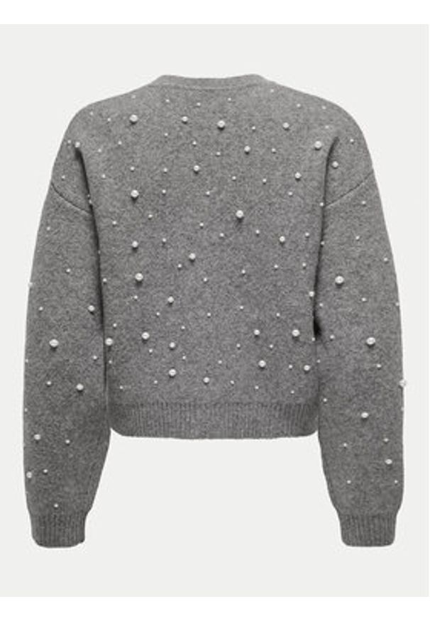 only - ONLY Kardigan Franka 15334886 Szary Oversize. Kolor: szary. Materiał: syntetyk