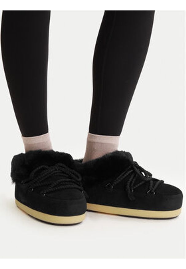 Moon Boot Śniegowce Mb Evx Mule Suede 80D1470090 Czarny. Kolor: czarny. Materiał: skóra, zamsz