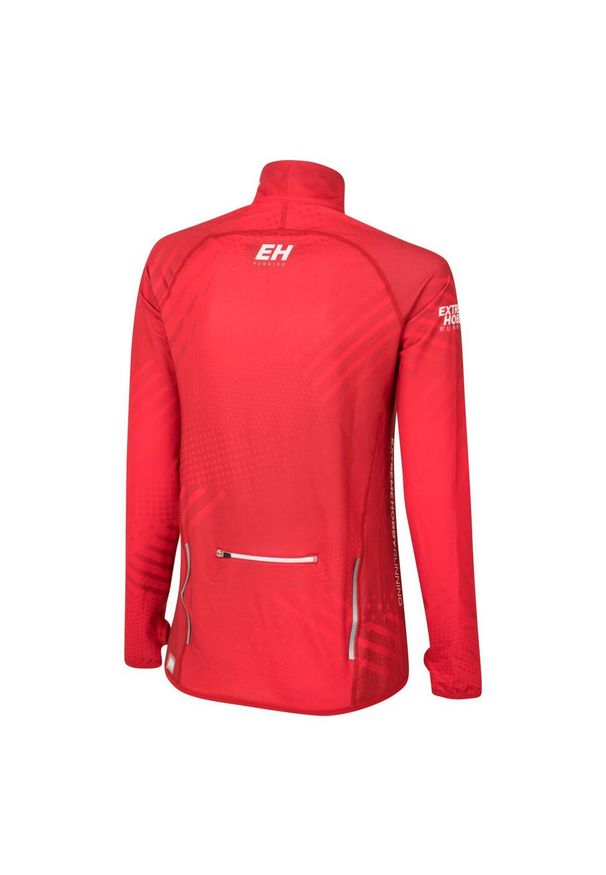 Bluza damska do biegania rozpinana EXTREME HOBBY POLSKA PRIME. Kolor: czerwony. Materiał: poliester, elastan. Sezon: jesień, wiosna. Sport: bieganie, kolarstwo