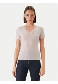 Morgan Bluzka 212-DIWI Różowy Regular Fit. Kolor: różowy. Materiał: syntetyk #1