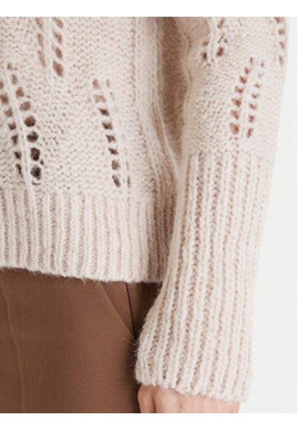 JOOP! Sweter 58 254KN58Kalma 30048461 Beżowy Regular Fit. Kolor: beżowy. Materiał: syntetyk