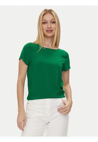 Vila T-Shirt Paya 14067404 Zielony Regular Fit. Kolor: zielony. Materiał: wiskoza
