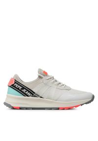 Pepe Jeans Sneakersy Joy Tech Summer PLS31454 Biały. Kolor: biały. Materiał: materiał