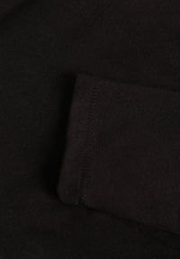 Born2be - Czarna Bluzka z Bawełną Dekoltem Typu Łódka i Marszczeniem Typhatos. Okazja: na co dzień. Kolor: czarny. Materiał: bawełna. Styl: casual, elegancki #5