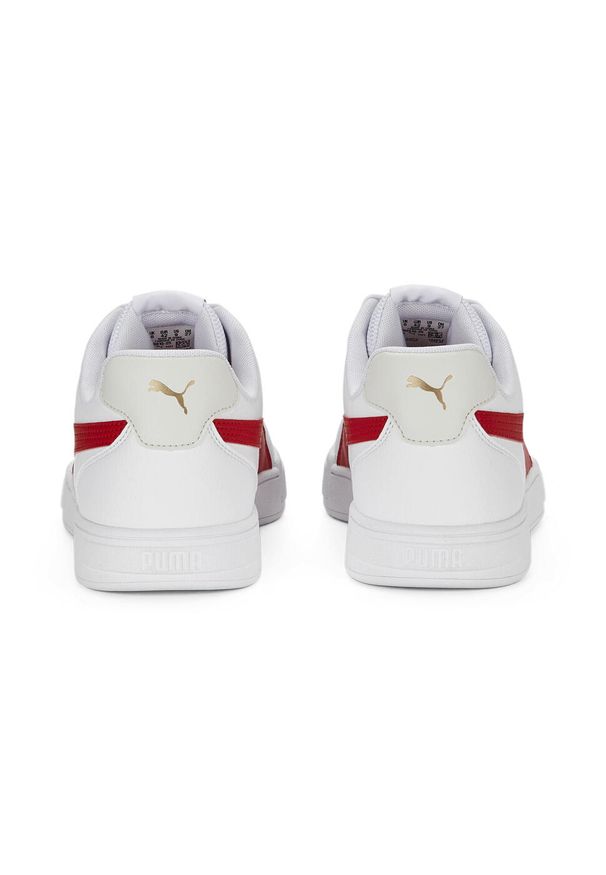 Buty do chodzenia męskie Puma Caven. Zapięcie: sznurówki. Kolor: żółty, biały, czerwony, wielokolorowy. Materiał: materiał, syntetyk. Szerokość cholewki: normalna. Sport: turystyka piesza
