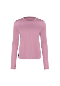 Longsleeve do biegania damski Saucony Stopwatch. Kolor: różowy. Długość rękawa: długi rękaw