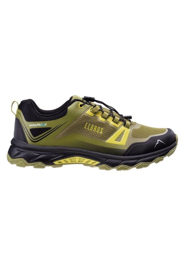 Buty trekkingowe męskie Elbrus Ergides WP - citronelle, Rozmiar buta 42. Materiał: materiał. Sport: turystyka piesza
