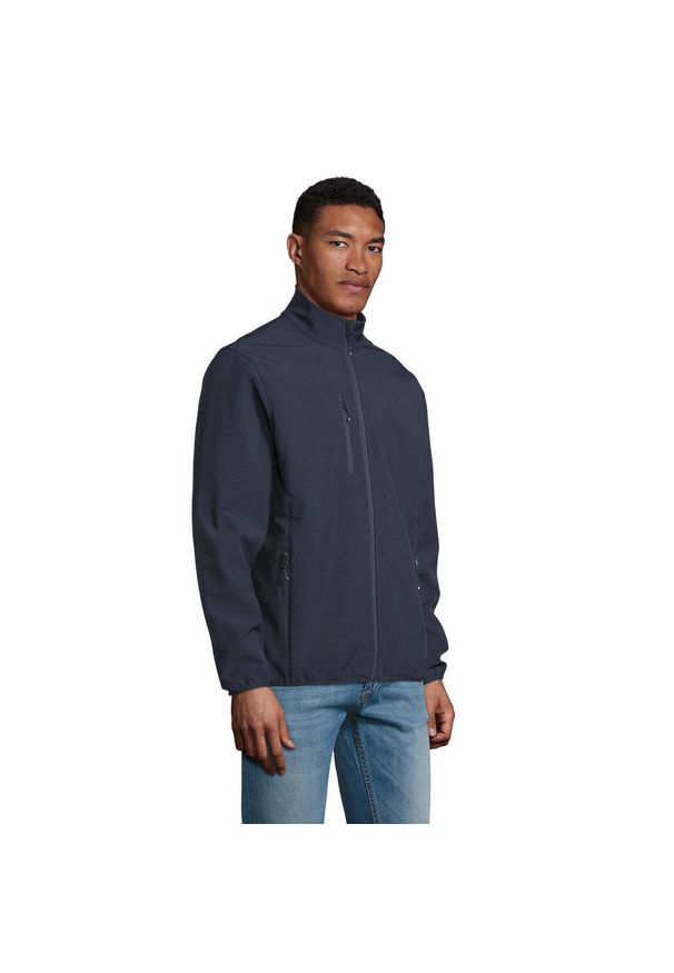 SOL'S - Polar Sol's Falcon. Kolor: niebieski. Materiał: polar. Wzór: aplikacja