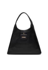 Love Moschino - LOVE MOSCHINO Torebka JC4393PP0NKN0000 Czarny. Kolor: czarny. Materiał: skórzane