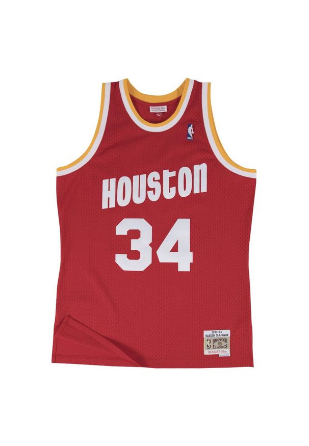 Mitchell & Ness - Jersey Houston Rockets nba. Kolor: czarny, czerwony, wielokolorowy. Materiał: jersey. Sport: koszykówka