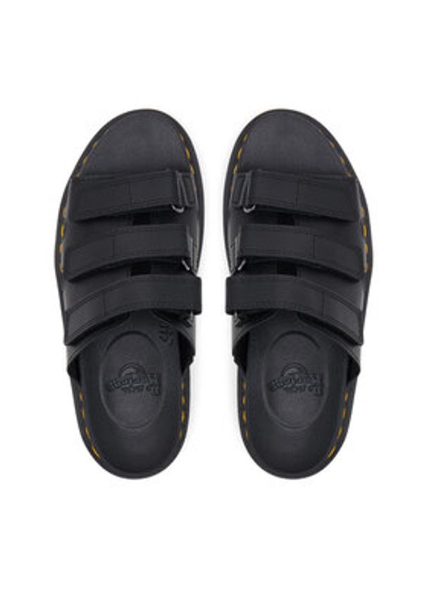 Dr. Martens Klapki Raine DM40522001 Czarny. Kolor: czarny. Materiał: skóra