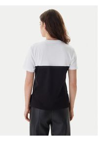 Karl Lagerfeld - KARL LAGERFELD T-Shirt B1W17008 Czarny Regular Fit. Typ kołnierza: dekolt w karo. Kolor: czarny. Materiał: bawełna #3