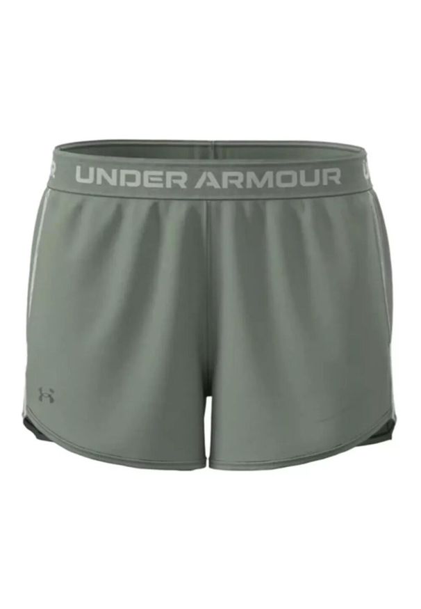 Szorty damskie Under Armour Tech™ Play Up. Kolor: zielony. Materiał: tkanina. Sport: fitness