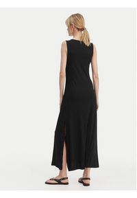 Emporio Armani Sukienka letnia EW003413 AF20240 UC001 Czarny Regular Fit. Kolor: czarny. Materiał: wiskoza. Sezon: lato #3