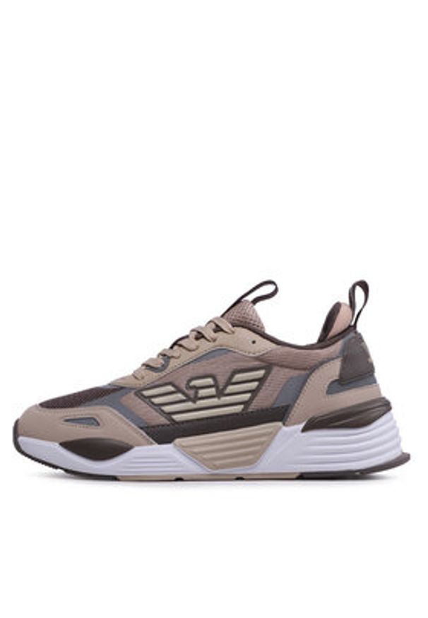 EA7 Emporio Armani Sneakersy X8X070 XK165 S310 Beżowy. Kolor: beżowy. Materiał: materiał