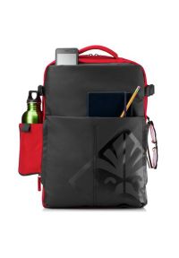 Plecak na laptopa HP Omen 17.3 cali Czerwony. Kolor: czerwony. Materiał: tkanina, poliester, materiał. Styl: elegancki #1